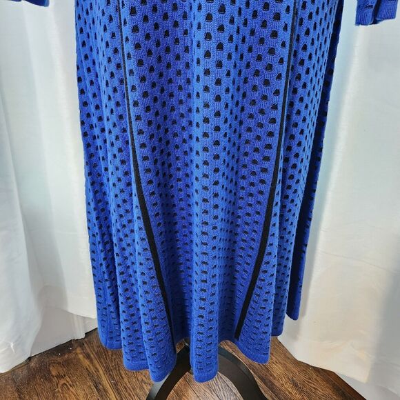 NEW Lane Bryant Womens Sweater Dress Plus Sz 18/20 Black Blue 3/4 Sleeve NWT - Picture 6 of 11